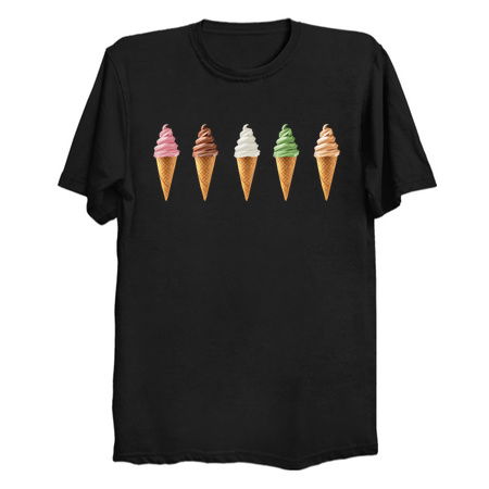 Summer Soft Serve Ice Cream Cones tiny thumbnail