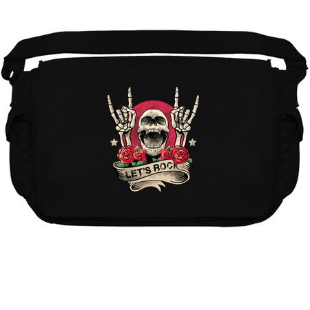 Lets Rock Rock&Roll Skeleton Hand Vintage Retro Rock Concert tiny thumbnail
