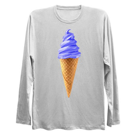 Indigo Ube Soft Serve Ice Cream Cone tiny thumbnail
