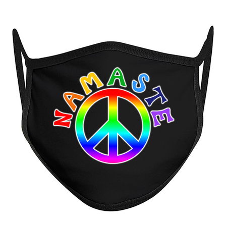 Namaste Rainbow Pride Peace Sign tiny thumbnail