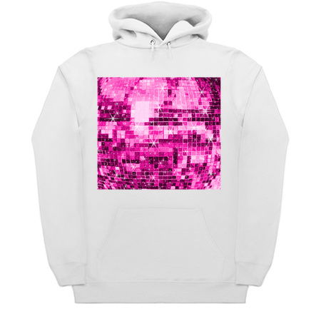 1970s Twinkle Pink Disco Ball Pattern tiny thumbnail