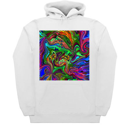 Converging Colorful Swirls Psychedelic Pattern tiny thumbnail