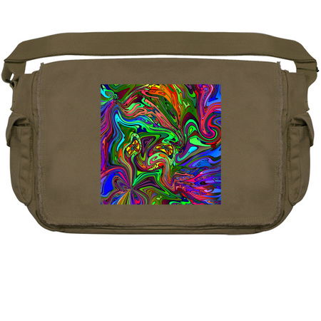 Converging Colorful Swirls Psychedelic Pattern tiny thumbnail