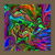 Converging Colorful Swirls Psychedelic Pattern tiny thumbnail