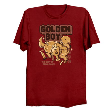 Golden Boy - Cute Golden Retriever Dog Gift tiny thumbnail