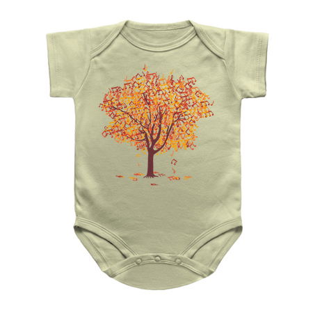 Tree Musical Notes Autumn Song by Tobe Fonseca tiny thumbnail