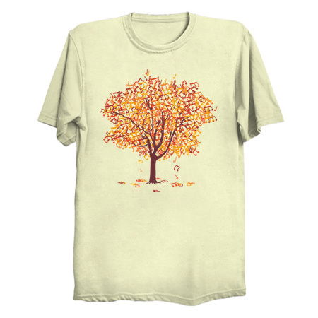Tree Musical Notes Autumn Song by Tobe Fonseca tiny thumbnail