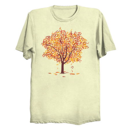 Tree Musical Notes Autumn Song by Tobe Fonseca tiny thumbnail