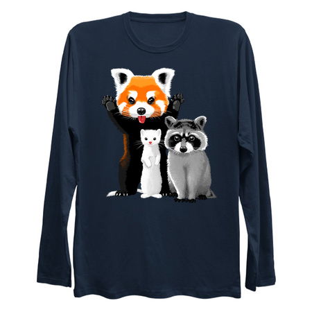 Raccoon, ferret and red panda tiny thumbnail