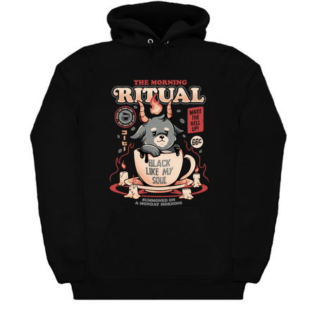 The Morning Ritual - Cute Baphomet Coffee Gift tiny thumbnail