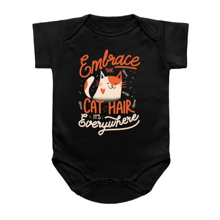 Embrace The Cat Hair It's Everywhere - Cute Kitty Quotes Gift tiny thumbnail