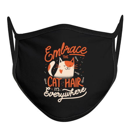 Embrace The Cat Hair It's Everywhere - Cute Kitty Quotes Gift tiny thumbnail