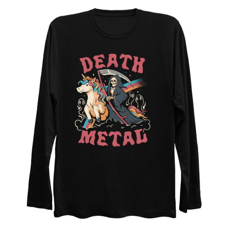 Death Metal - Cute Evil Skull Unicorn Gift tiny thumbnail