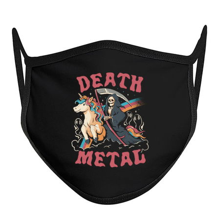 Death Metal - Cute Evil Skull Unicorn Gift tiny thumbnail