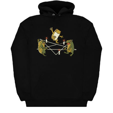 Dancing Frog Pentagram Witchcraft by Tobe Fonseca tiny thumbnail