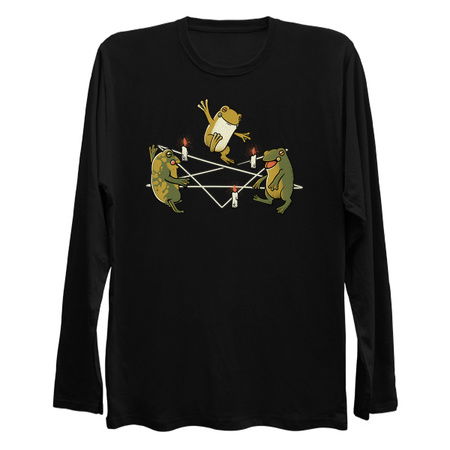 Dancing Frog Pentagram Witchcraft by Tobe Fonseca tiny thumbnail