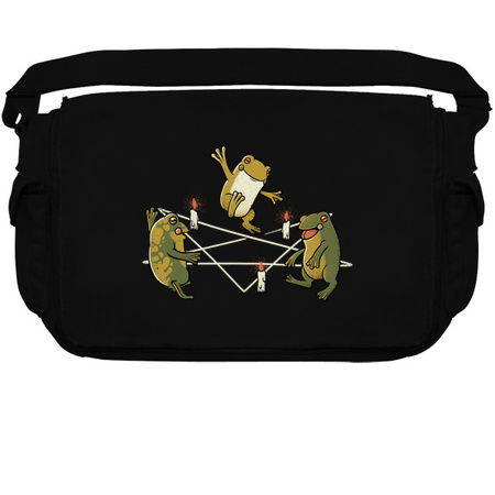 Dancing Frog Pentagram Witchcraft by Tobe Fonseca tiny thumbnail