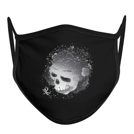 Skull Galaxy Black and White by Tobe Fonseca tiny thumbnail
