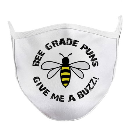 Bee Grade Puns Give Me A Buzz - Funny tiny thumbnail