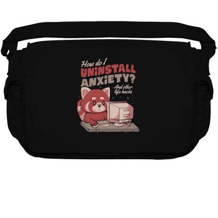 How Do I Uninstall Anxiety - Cute Funny Raccoon Gift tiny thumbnail