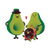 Avocado Family Best Mom Best Dad by Tobe Fonseca tiny thumbnail