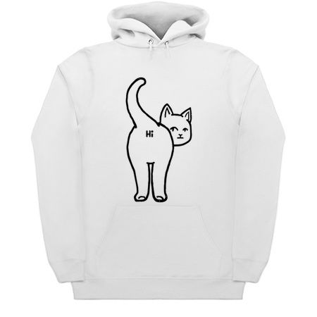 Hello Cat Butt Minimalist Line by Tobe Fonseca tiny thumbnail