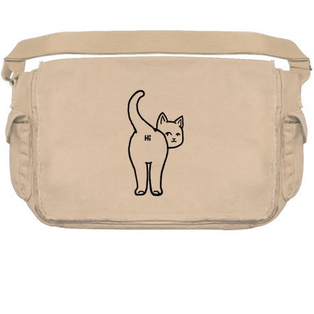 Hello Cat Butt Minimalist Line by Tobe Fonseca tiny thumbnail