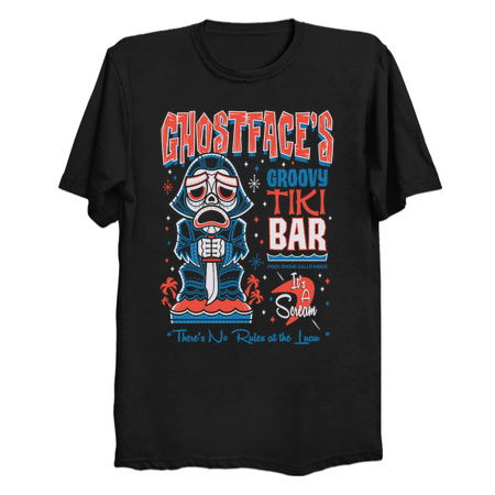 Ghostface Tiki Bar - Creepy Cute Slasher - Hawaii Surf Vacation tiny thumbnail