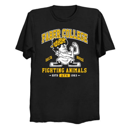 Faber College - Vintage Distressed Toga Party Mascot - Fighting Animals tiny thumbnail