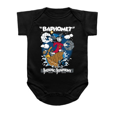 Baphomet Sorcerer - Vintage Cartoon Fantasy Goth - Satanic Symphony tiny thumbnail