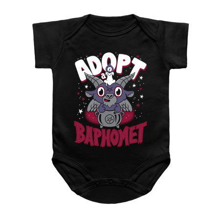 Adopt a Baphomet - Creepy Cute Cartoon - Kawaii Goth tiny thumbnail