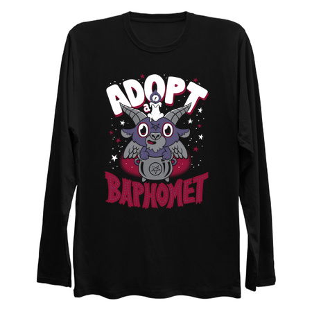 Adopt a Baphomet - Creepy Cute Cartoon - Kawaii Goth tiny thumbnail