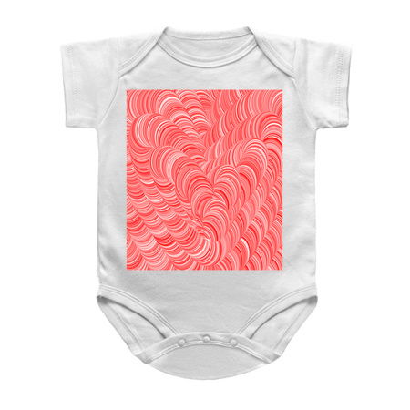 Red and White Swirly Peppermint Abstract Pattern tiny thumbnail