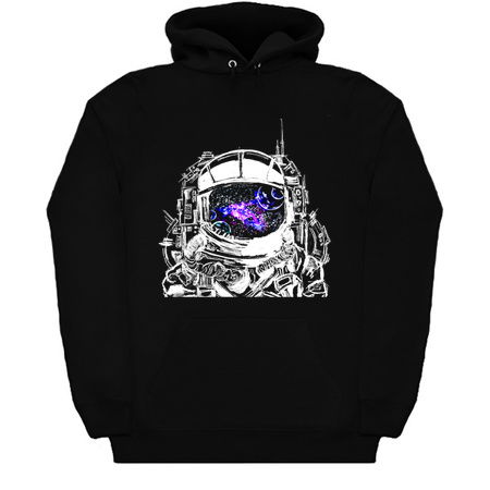 Traveling Astronaut Purple Galaxy Nebula tiny thumbnail