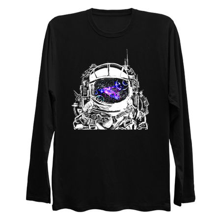 Traveling Astronaut Purple Galaxy Nebula tiny thumbnail