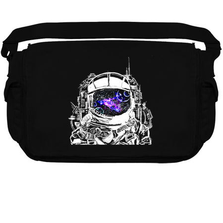 Traveling Astronaut Purple Galaxy Nebula tiny thumbnail