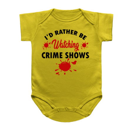 I'd Rather Be Watching Crime Shows - Funny tiny thumbnail