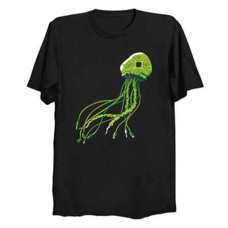 Technology Cyberpunk Jellyfish Science Computer by Tobe Fonseca tiny thumbnail