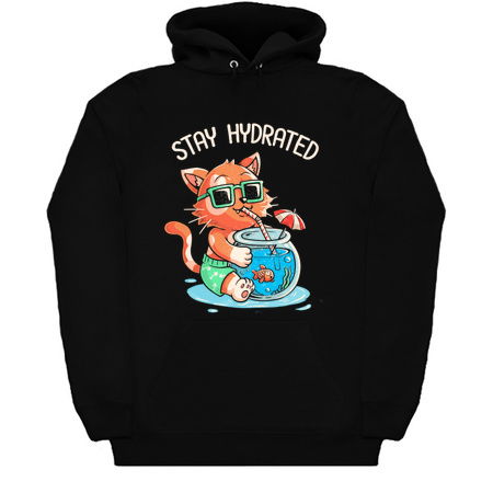 Stay Hydrated Cat Summer Fish by Tobe Fonseca tiny thumbnail