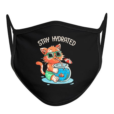 Stay Hydrated Cat Summer Fish by Tobe Fonseca tiny thumbnail