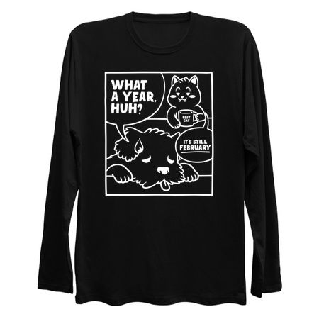 What a Year! It's January Dog and Cats by Tobe Fonseca tiny thumbnail