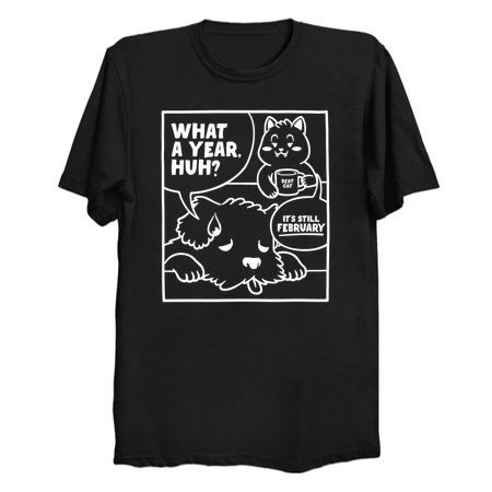 What a Year! It's January Dog and Cats by Tobe Fonseca tiny thumbnail