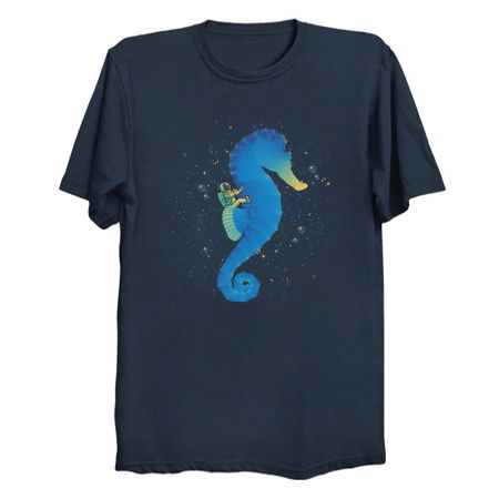 Riding a Sea Horse Astronaut by Tobe Fonseca tiny thumbnail