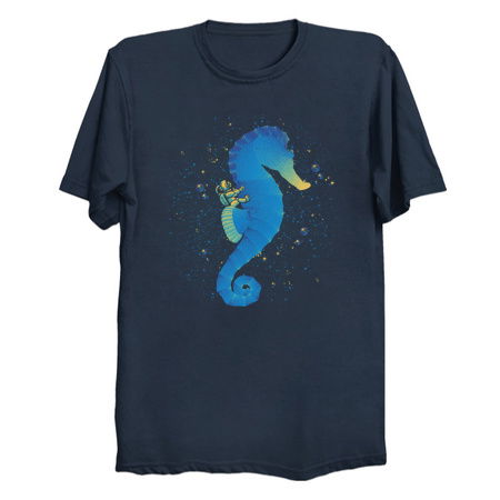 Riding a Sea Horse Scuba Diver by Tobe Fonseca tiny thumbnail