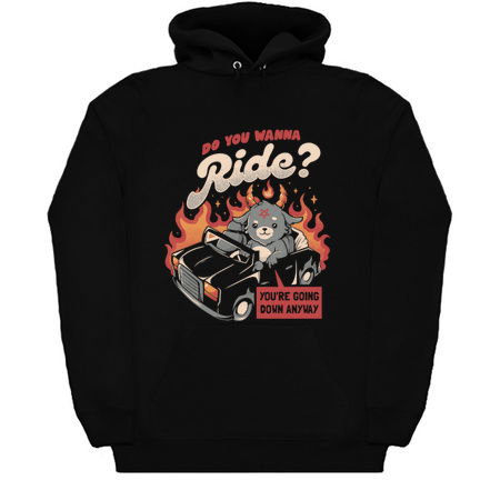 Ride to Hell - Funny Evil Creepy Baphomet Gift tiny thumbnail