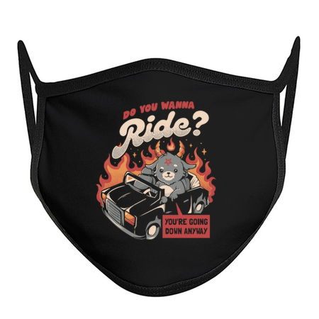 Ride to Hell - Funny Evil Creepy Baphomet Gift tiny thumbnail