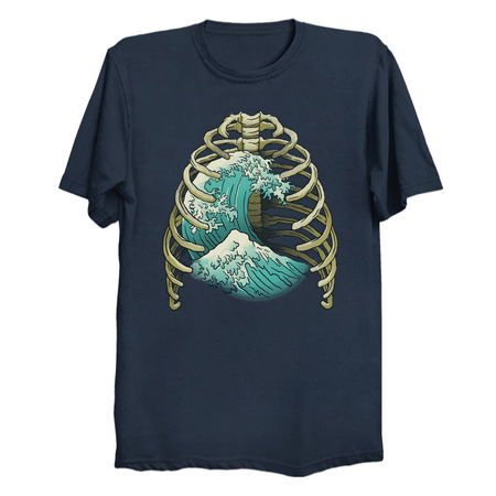 Kanagawa Wave Ribs Bones by Tobe Fonseca tiny thumbnail