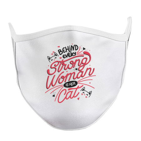 Behind Every Strong Woman Is Her Cat by Tobe Fonseca tiny thumbnail