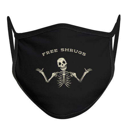 Free Shrugs Skeleton Sign by Tobe Fonseca tiny thumbnail