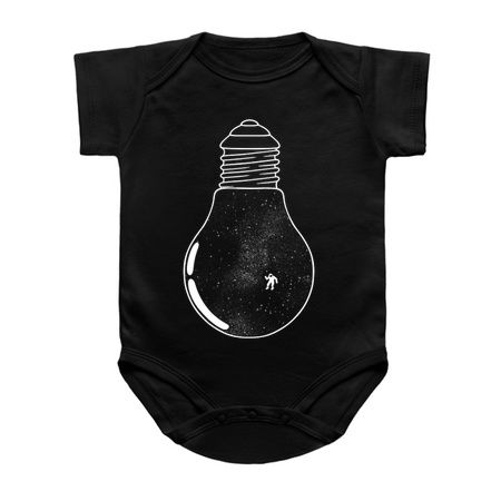 Gravity Astronaut Black and White Lightbulb by Tobe Fonseca tiny thumbnail